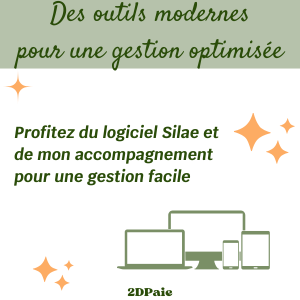 Des outils modernes pour une gestion optimisée – profitez du logiciel Silae et de mon accompagnement pour une gestion facile – 2DPaie