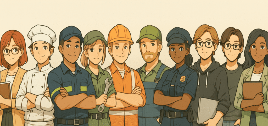 Salariés de tous secteurs faisant vérifier leur fiche de paie par une experte – 2DPaie