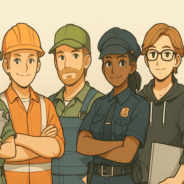 Salariés de différents secteurs professionnels – vérification des bulletins de paie avec 2DPaie